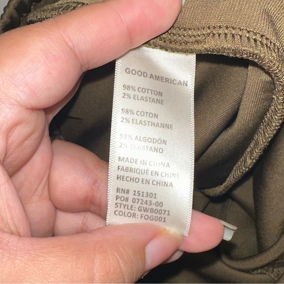 Good American straight pull on pants Sz L #T2 - Picture 4 of 4